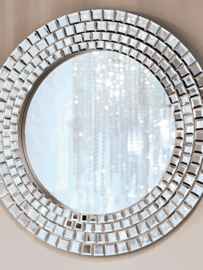 Gương trang trí Decor cao cấp treo tường hình tròn