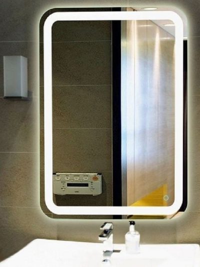 Gương đèn led treo tường phòng tắm nhà tắm có nút cảm ứng Bỉ nhập khẩu